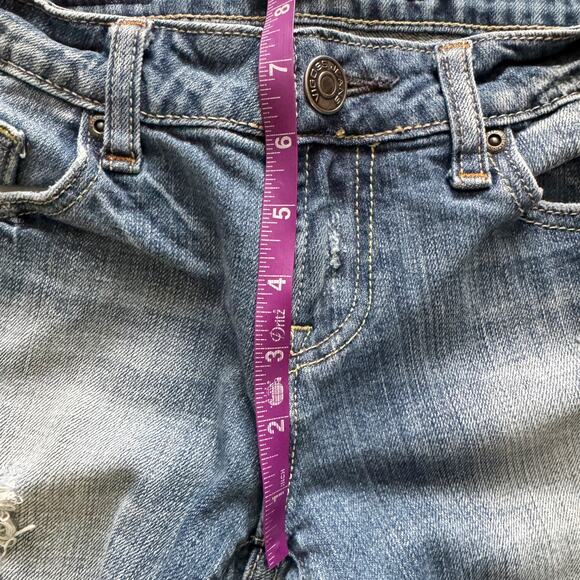 Vigoss Jeans Women's Sz 5/6 28 The Miami Boot Bootcut Distressed Grunge Low Rise - Picture 10 of 16